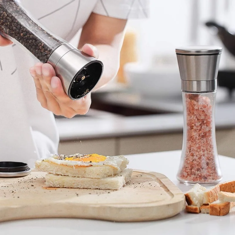 Popcorn Seasoning Salt Butter - 180/200ML Macinapepe Bottiglia di vetro per