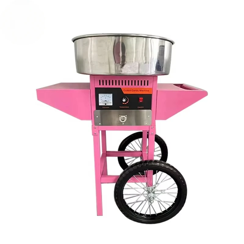 Commercial Cotton Candy Cart - Grande Carrello per Zucchero Filato, Macchina