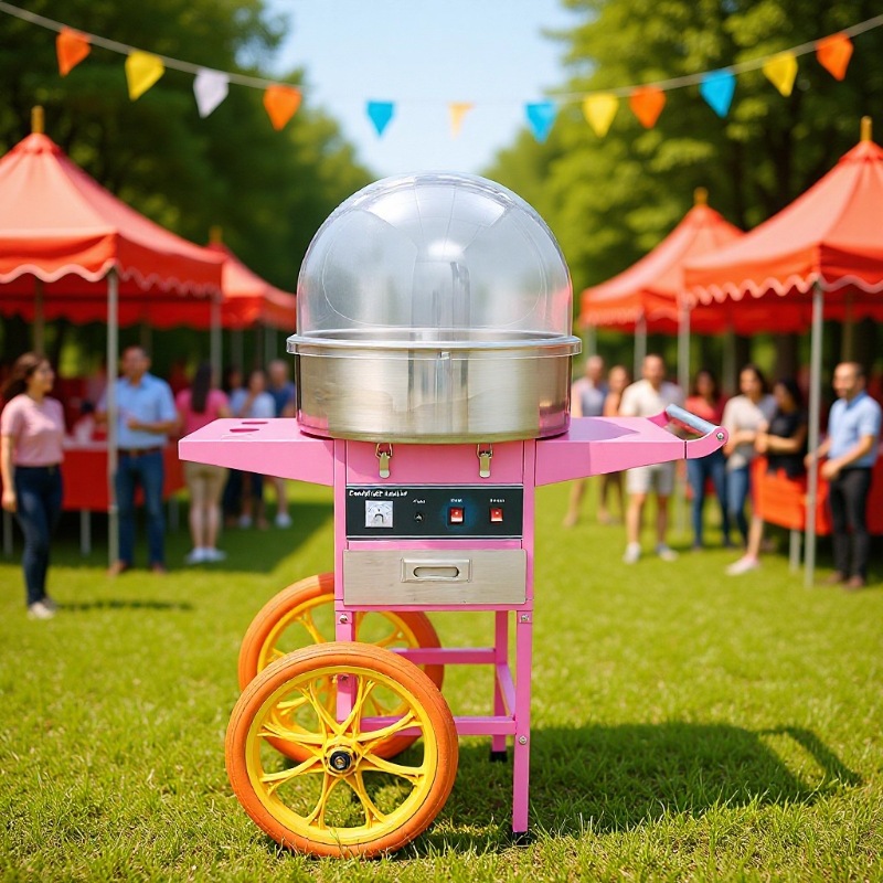 Commercial Cotton Candy Cart - Macchina elettrica commerciale per zucchero filato