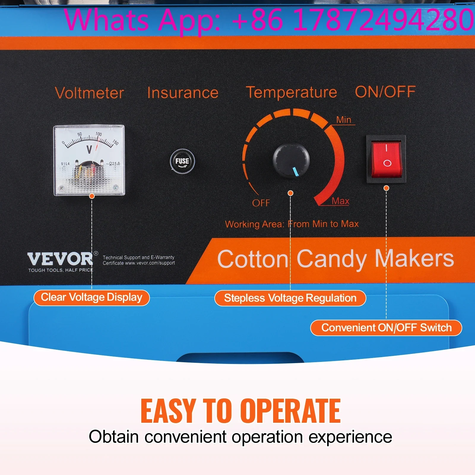 Macchina Elettrica per Zuccher - Commercial Cotton Candy Cart recensione e prezzo