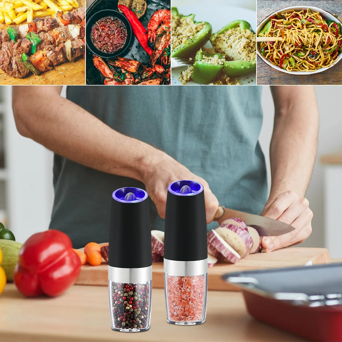 Macinapepe elettrico Agitatore - Popcorn Seasoning Salt Butter recensione e prezzo