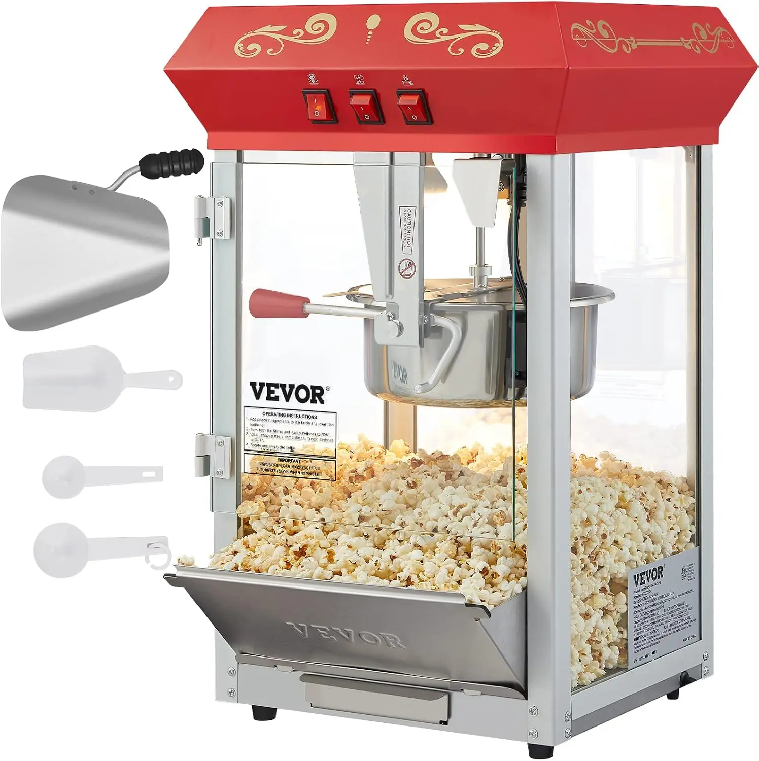 Macchina per popcorn professio - Commercial Popcorn Machine 8Oz Kettle recensione e prezzo