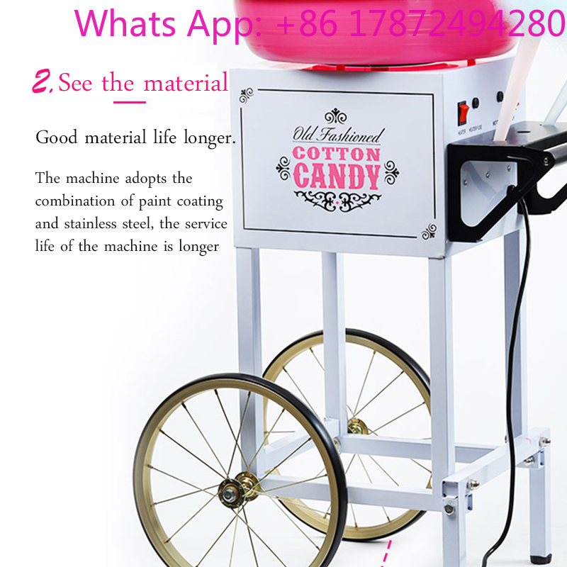 Macchina per Zucchero Filato C - Commercial Cotton Candy Cart recensione e prezzo