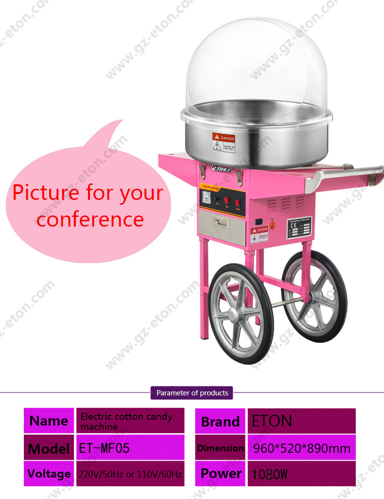Macchina per Zucchero Filato C - Commercial Cotton Candy Cart recensione e prezzo