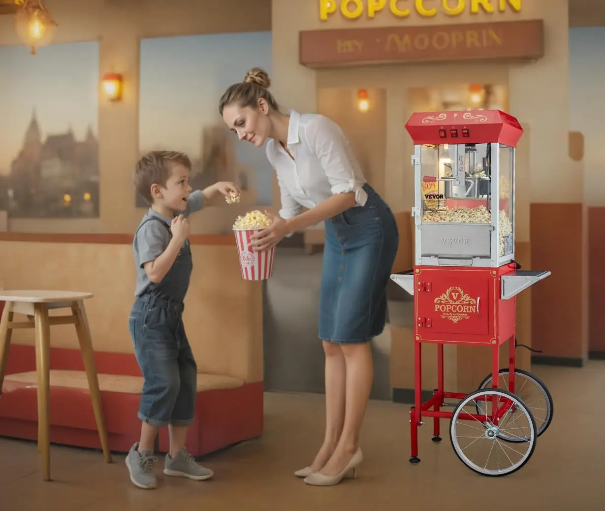 Macchina per popcorn professio - Commercial Popcorn Machine 8Oz Kettle recensione e prezzo